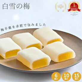 白雪の梅 和菓子 スイーツ 御歳暮 お菓子 プレゼント お土産 グルメ 山形 梅 うめ ようかん 羊羹 おやつ 餅 高級 ギフト 銘菓 老舗 お茶菓子 お茶請け 求肥 贈り物 贈答 秋 ギフト お取り寄せ 手土産 常温 個包装