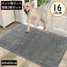 送料無料 ペット用マット 2枚組 2枚セット 犬 猫 小動物 おしっこマット 吸水 40cm 60cm うさぎ ウサギ モルモット チンチラ 洗濯可能 洗い替え ケージ内 ペットベッド スリーピングマット クッション 布団 ふわふわモコモコ 柔らかい 滑り止め