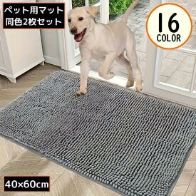 ペット用マット 2枚組 2枚セット 犬 猫 小動物 おしっこマット 吸水 40cm 60cm うさぎ ウサギ モルモット チンチラ 洗濯可能 洗い替え SHOP DAN