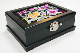 韓国結納箱・手刺繍宝石箱牡丹■jewelrybox-14-s【ギフト】