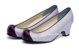 チマチョゴリの靴韓服靴 コンダンコッシン 45薄紫×紫■kotshin-8rpp-s
