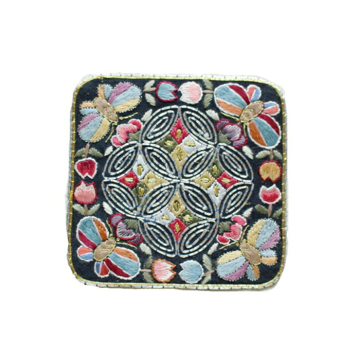 楽天市場】手刺繍ワッペン・四角(1枚)□deco-h-ha10-s【ワッペン  