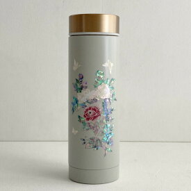 タンブラー約300ml 水筒 螺鈿細工 高級 牡丹■tumbler-1-s【ギフト】【お土産】【敬老の日】【母の日】【父の日】【プレゼント】タンブラー 保温 保冷 蓋付き 持ち運び おしゃれ 敬老の日 プレゼント ステンレス 鋼 螺鈿 高級 オフィス アウトドア コーヒー お茶 容器