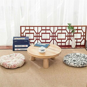 本格ちゃぶ台3本脚テーブル 天然木製無垢材チャブ台 ちゃぶだい ミニテーブル 小型テーブル 丸型テーブル 円卓 座卓 レトロカラー 和風テーブル 和室テーブル 天然木目 子供部屋 システム