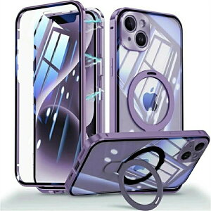 y2024NŐV ziPhoneP[X iPhone15 p P[X ʃP[X bNtyʕی+MagSafeΉ+bN+@\̃X^hz KXP[X NA 360°Sʕی ACtH14 X}zP[X A