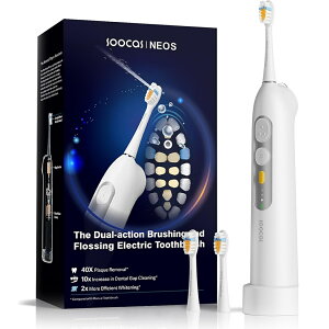 SOOCAS Neos T03 �d�����u���V ���o���� 2in1 �E�H�[�^�[�t���X ��̌^ �W�F�b�g�E�H�b�V���[ ���g�U�� ���C���� �z���C�g�j���O �h�� IPX8 �R�[�h���X ���C�����X�[�d ���� �����^�� �R���p�N�g 