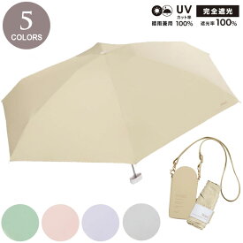 ＼P11倍＋クーポン／ 遮光 ポシェットtiny ポシェットタイニー 折りたたみ傘 日傘 晴雨兼用 折りたたみ 傘 折り畳み ケース ショルダー 801-16896-102 完全遮光 シンプル ケース付き