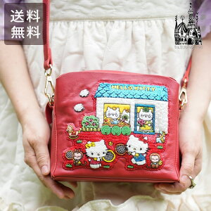 Hello kitty × tamaoworld n[LeB ejX V_[obO bh tennis Red SHO3890  LeB ~~B rv VRv hJ ejX  V_[ obO