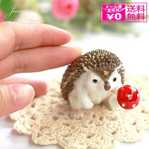 定形外送料無料 ピィアース ジュエリーボックス ハリネズミ EX512-1 ジュエリーケース 宝石箱 ハンドメイド クリスタルガラス 合金製 小物入れ ギフト 贈り物 プレゼント