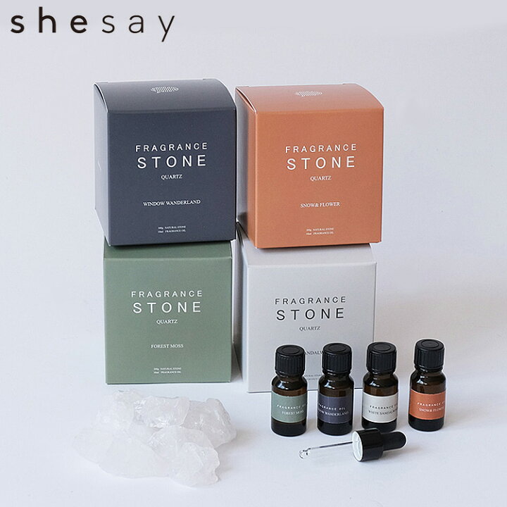 楽天市場】shesay 108097 香りが広がるフレグランスストーン 10ml 水晶 
