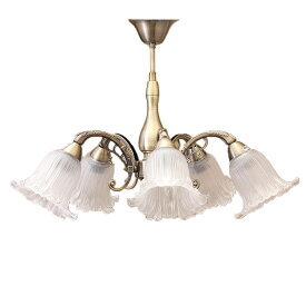 ＼P11倍＋クーポン／ シャンデリア　クラシカル　シーリングランプ　ロクサーヌ　5灯　ROXANE LED対応　低い天井　ライト　ゴージャス