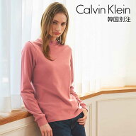 Calvin Klein カルバンクライン スポーツ レディース デイリー 起毛 モックネック CAFKUEP0 韓国ファッシ…