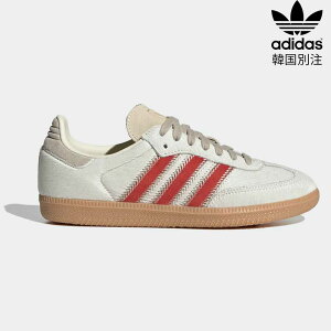 adidas �A�f�B�_�X SAMBA OG �T���o OG CREAM WHITE RED �N���[���z���C�g ���b�h JS3935 �����Y ���f�B�[�X ���j�Z�b�N�X �X�j�[�J�[ ���[�J�b�g �V���[�Y �J�W���A�� �X�g���[�g �؍��t�@�b�V���� �؍�