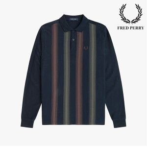 �t���b�h�y���[ FRED PERRY Sharp �I���u�� �X�g���C�v �����O�X���[�u �|���V���c �l�C�r�[ �����Y ���f�B�[�X �����|���V���c �X�g���C�v�V���c �����g�b�v�X �J�b�g�\�[ �؍��t�@�b�V���� ��
