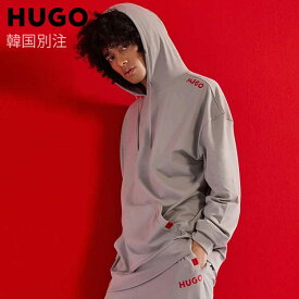 HUGO BOSS ヒューゴラベル フード メンズ フードTシャツ 韓国ファッション ジャージ デイリーファッション