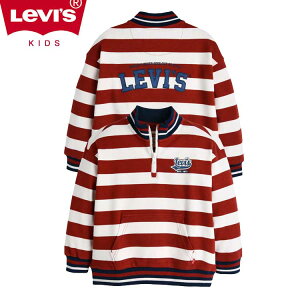 LEVI'S KIDS �؍��ʒ� ���[�o�C�X �L�b�Y LVC �X�g���C�v �n�[�t �W�b�v�A�b�v ���� T�V���c �W���j�A �g�g���[ �؍��t�@�b�V���� �q���� �~�V�[�Y���I�t