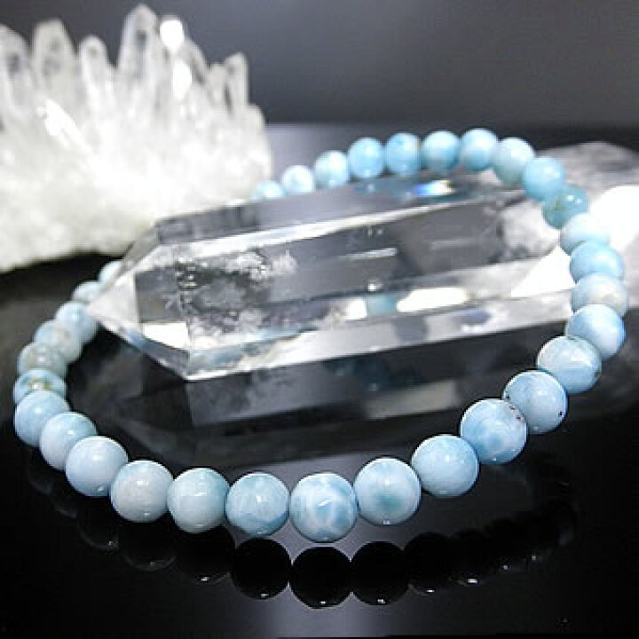楽天市場】☆ラリマーブレスレット【5mm珠】 Larimar ブルー 