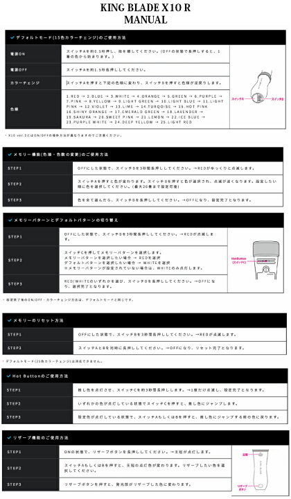 楽天市場 高評価 レビュー4 5 2本セット キングブレード テン アール King Blade X10 R シャイニング ペンライト ルイファン ジャパン ペンライト キンブレ コンサート ライブ 応援グッズ 結婚式 応援上映 ホビー パーティー イベント用品 パーティーグッズ