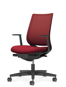 【配送のみ・お客様組立】コクヨ ミトラ2 Mitra2 C04-B190MU-BK オフィスチェア メッシュタイプ スタンダードバック ローバック L型肘 樹脂脚ブラック 本体ブラック ポリウレタン巻きキャスター