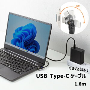 yz]P[u Type-CRlN^ TTvC KU-CCP100KA18BK 540x PD100WΉ 1.8m 쐫 ϋv }[d [d iPhone iPad X}z Android p\R ^ubg Q[@ [d fɋ 