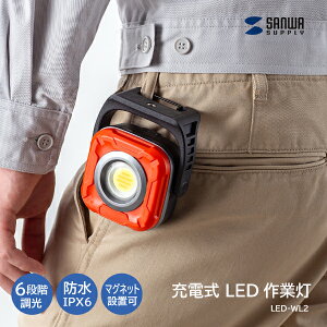 yz TTvC [d LEDƓ LED-WL2 6iK px hIPX6 prݒu USBڑ USB Type-CΉ [d 1/4C` OrJlWΉ 퓔 d Ï Jrit }O