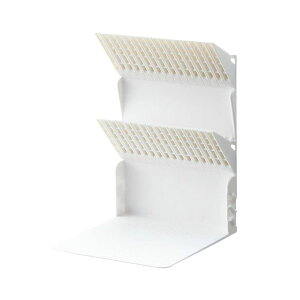 Lihit Lab 1冊でも倒れないブックスタンド A4 Medium a-3580 机上収納 整理 片付け 本立て 連結 A4縦サイズ 推し活文具 ホワイト ブラック リヒトラブ リヒト がっちりマンデーにて紹介