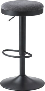☆ カウンタースツール PC-264 昇降機能 回転式 丸椅子 丸チェア スツール チェア モダン インダストリアル シンプルおしゃれ 黒 ブラック ファブリック ダークグレー ライトグレー バー カフ