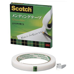 スリーエム 3M メンディングテープ 大巻12mmx50m 810-3-12