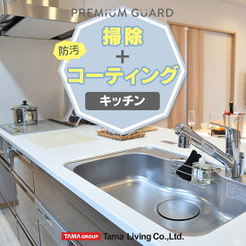 水まわりクリーニング＆コーティング （キッチンのみ） ハウスクリーニング 水周り 水回り 掃除 フッ素 コーティング シリコン コーティング 台所 シンク 水栓金具 大掃除 引越し