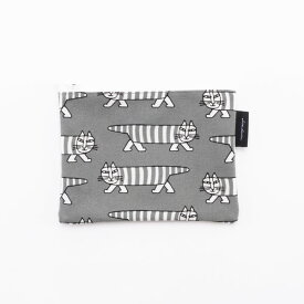 ポーチ 化粧ポーチ 通帳入れ パスポート入れ マルチケース マイキー リサラーソン リサ・ラーソン Lisa Larson ねこ ネコ 猫 キャンバス ギフト