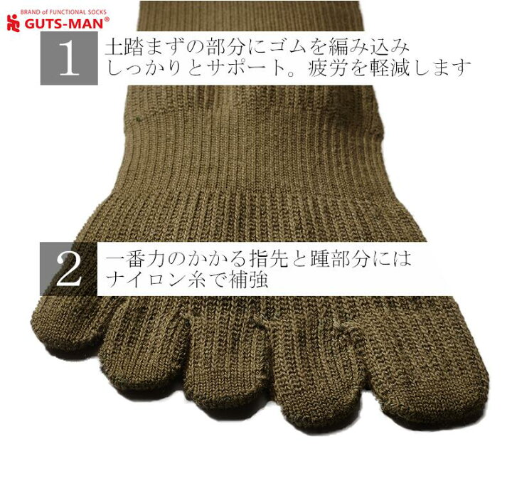 楽天市場】【ガッツマン】 FS-01 当店人気NO,1とにかく疲れにくい五本指ソックス(生地厚)【ずれ落ちにくい 着圧 抗菌防臭 蒸れにくい 自衛隊 安全靴 現場 仕事 登山 長距離 40キロ行軍 ウォーキング サバゲ— メンズ レディース 防災の日】【日本製】 : 靴下工場直行便 足屋 楽天市場】【ガッツマン】 FS-01 当店人気NO,1とにかく疲れにくい五本指ソックス(生地厚)【ずれ落ちにくい 着圧 抗菌防臭 蒸れにくい 自衛隊 安全靴 現場 仕事 登山 長距離 40キロ行軍 ウォーキング サバゲ— メンズ レディース 防災の日】【日本製】 : 靴下工場直行便 足屋