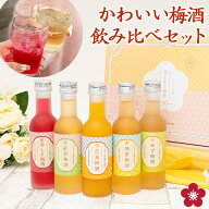 梅酒 飲み比べセット お酒 夏ギフト プレゼント なでしこのお酒てまり 奥さん 妻 奥様 花以外 おしゃれ …