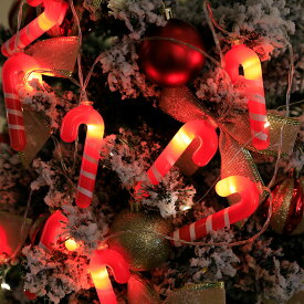 クリスマス ライト ledライト クリスマスオーナメント 20電球 3M 電池式 クリスマス 照明飾り おしゃれ クリスマスツリー サンタさんledライト 飾り イルミネーションライト 雪だるま＆サンタさん&ステッキ クリスマス/ パーティー 結婚式 誕生日 新年 祝日 4か月品質保証