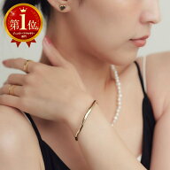 【P5倍×24時間限定！10％OFFクーポン配布中】 バングル レディース 金アレ対応 金属アレルギー対応 重ね…
