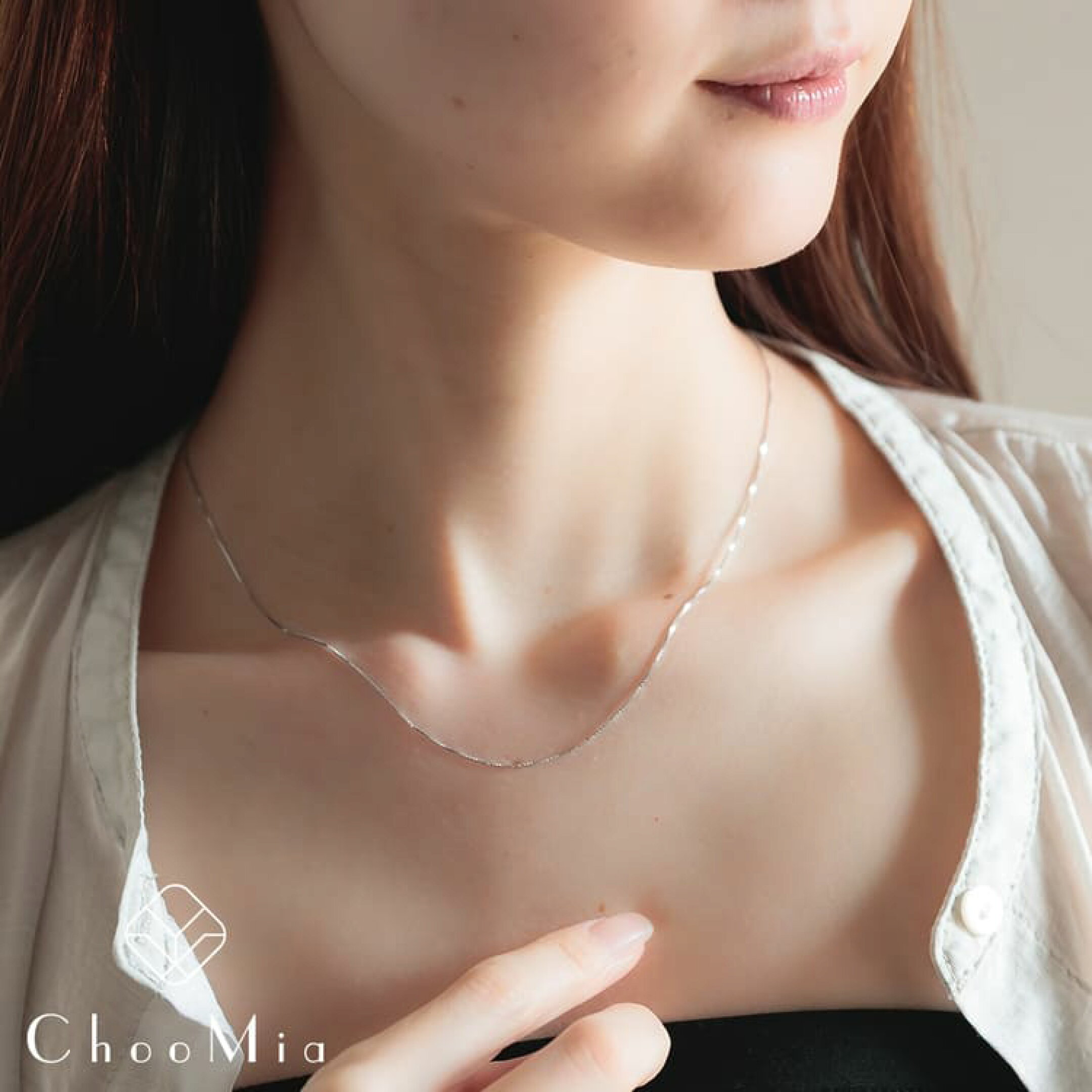 【S925/18K】ベネチアンチェーンネックレス