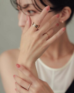 【P5倍×ラスト24時間限定!全品10%OFFクーポン配布中】リング 指輪 3点セット ハニーコンボデザイン 蜂の巣 ハニカムリング ジルコニアリング ジルコニア 2mm 華奢 細い 11号 ステンレス 18KGP 1