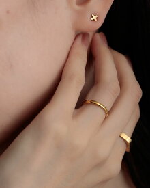 リング 指輪 シンプルリング 定番 重ね付け 重ね着け 2mm 小さいサイズ 大きいサイズ ユニセックス レディース メンズ ステンレス 18KGP 18金メッキ 金属アレルギー対応 金アレ対応 大人 普段使い シンプル