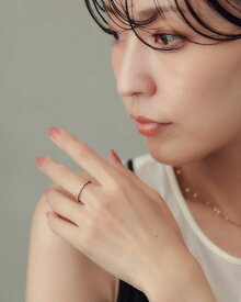 リング 指輪 ジルコニアリング フルエタニティリング 華奢 細い ジルコニア フルエタニティ ステンレス 18KGP 18金メッキ 金アレ対応 金属アレルギー対応 大人 シンプル エレガント 普段使い