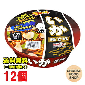 金ちゃん ソース いか 焼そば 1箱(12個入り)徳島製粉 イカ 焼きそば 送料無料(北海道・東北・沖縄除く)