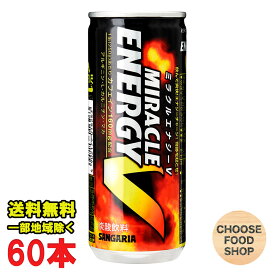 期間特価★サンガリア ミラクルエナジー V 缶250g×30本入×2ケース（合計60本）送料無料（北海道・東北・沖縄除く）