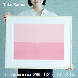 y LINEo^300~OFF z A[g ŉ W[N[ u Passenger boat qD vɌqDݍޗ[Ɛ 50.5×66×2.5cm I[_[z  CXg[^[ i  Ǌ|