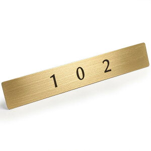 ^J hA TC v[g u 102 v ԍ XebJ[ V[ 12cm x 2cm