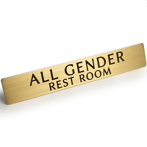 y LINEo^300~OFF z^J hA v[g u ALL GENDER REST ROOM v I[ WF_[ gC ֏ 12cm x 2cm gC XebJ[ gCXebJ[