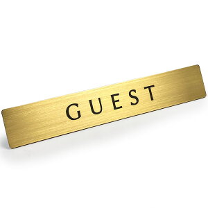 y LINEo^300~OFF z^J hA TC v[g u GUEST v q o QXg[ XebJ[ V[ 12cm x 2cm