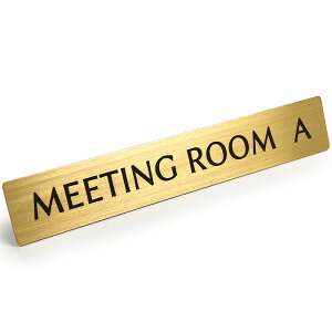 y LINEo^300~OFF z^J hA TC v[g u MEETING ROOM A v ~[eBO[ c XebJ[ V[ 12cm x 2cm