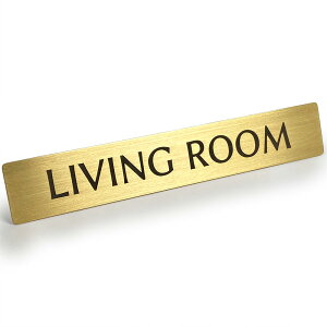 y LINEo^300~OFF z^J hA TC v[g u LIVING ROOM v rO[ 12cm x 2cm