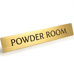 y LINEo^300~OFF z^J hA TC v[g u POWDER ROOM v pE_[ [ ώ gC XebJ[ V[ 12cm x 2cm gC XebJ[ gCXebJ[