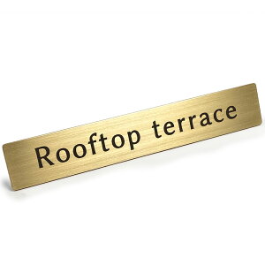 y LINEo^300~OFF z^J hA TC v[g u Rooftop terrace v  eX XebJ[ V[ 12cm x 2cm