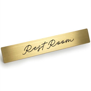 y LINEo^300~OFF z^J hA  TC v[g u Rest Room v ML gC ֏ jp p XebJ[ V[ \ 12cm x 2cm gC XebJ[ gCXebJ[