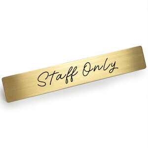 y LINEo^300~OFF z^J hA  TC v[g u Staff Only v ML X^btI[ X^bt [ XebJ[ V[ \ 12cm x 2cm